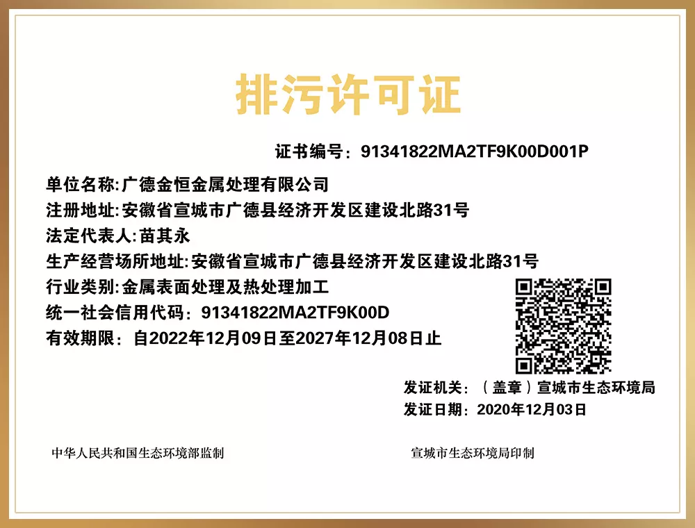 排污许可证